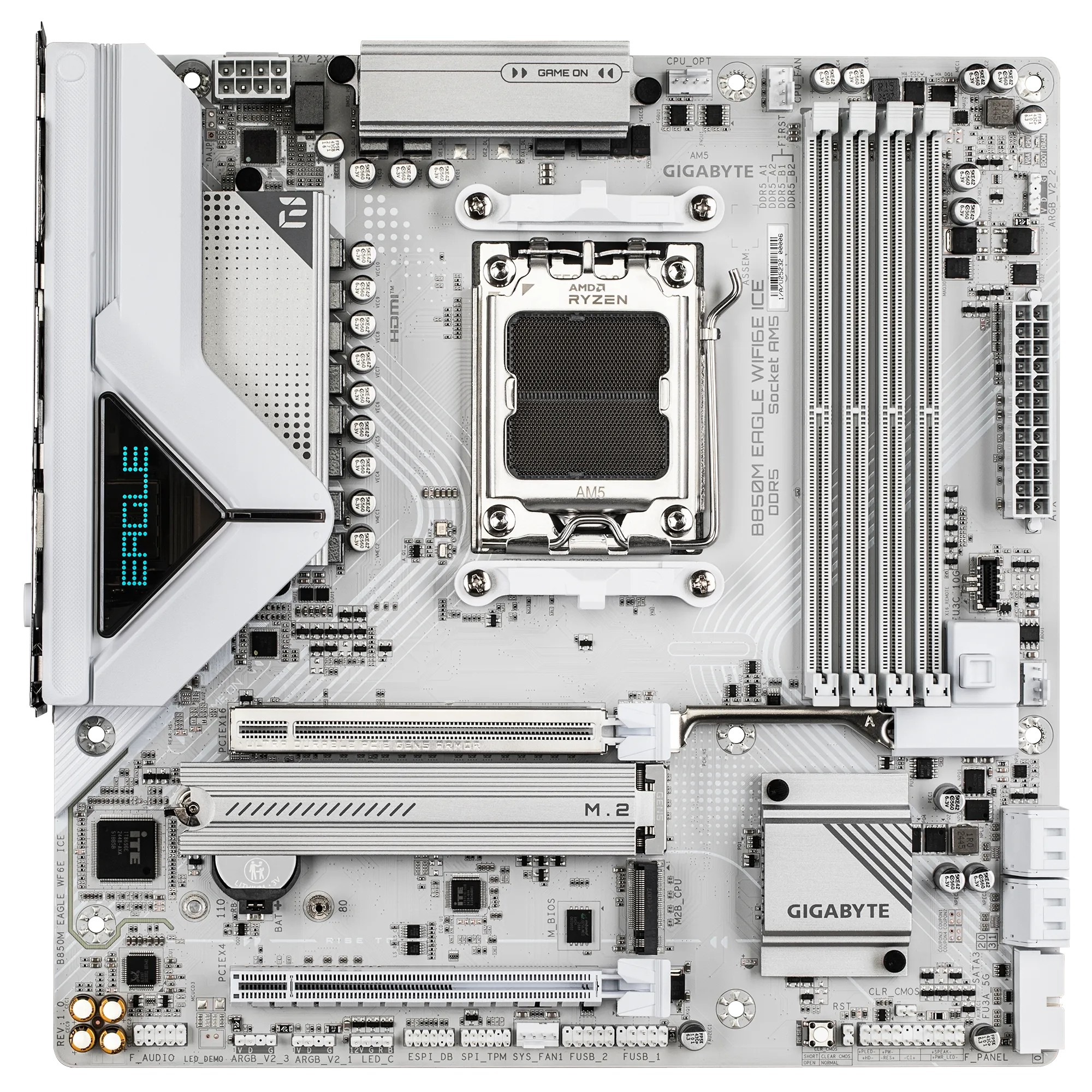 Motherboard Gigabyte B850M Eagle WiFi 6E ICE AM5 mATX